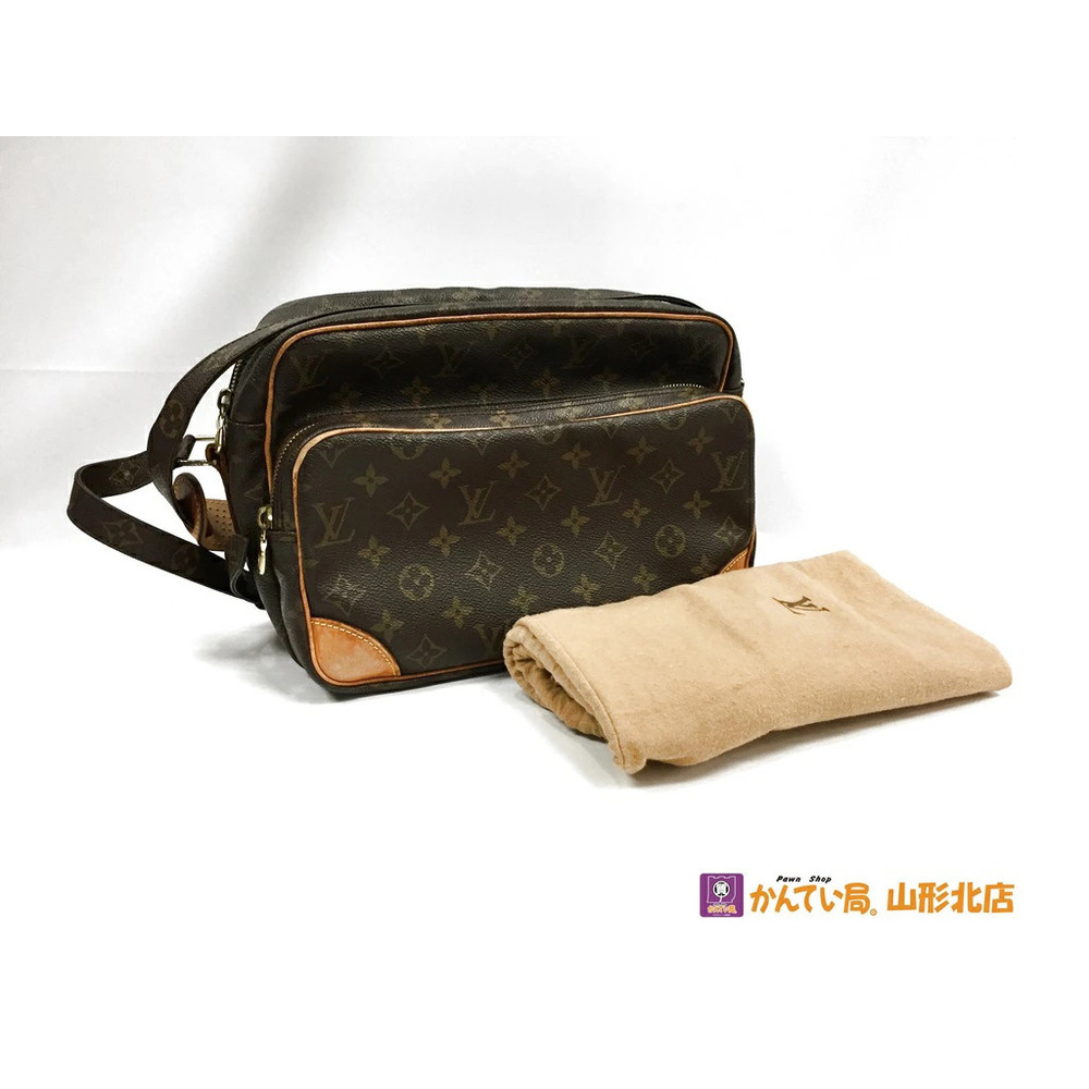 Louis Vuitton Nile Shoulder Bag Crossbody Monogram Brown